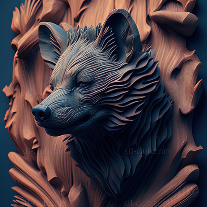 3D model st hyena (STL)